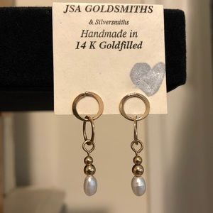14K Goldfilled Pearl Earrings